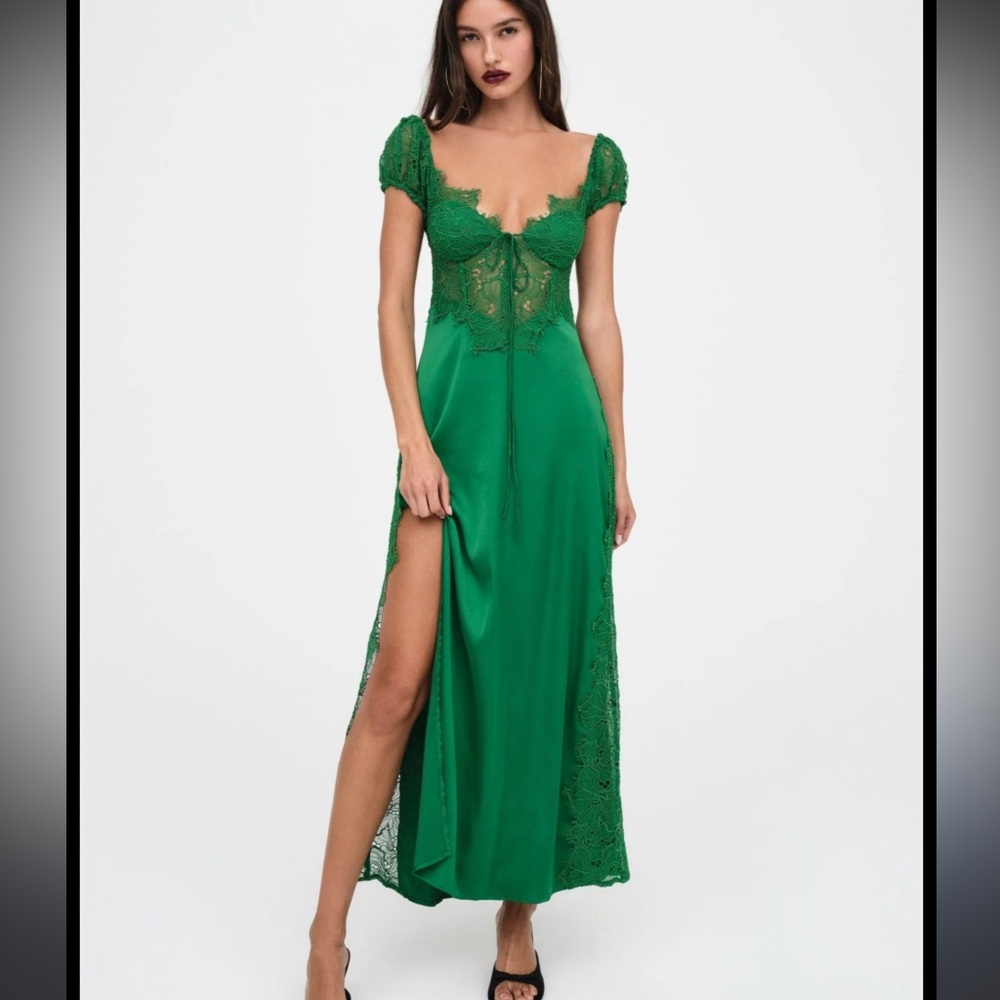 For Love & Lemons Casey Maxi Dress